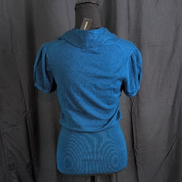 Express Blue Cowl Neck Women's Sweater. Medium. Nwt - Picture 2 of 6